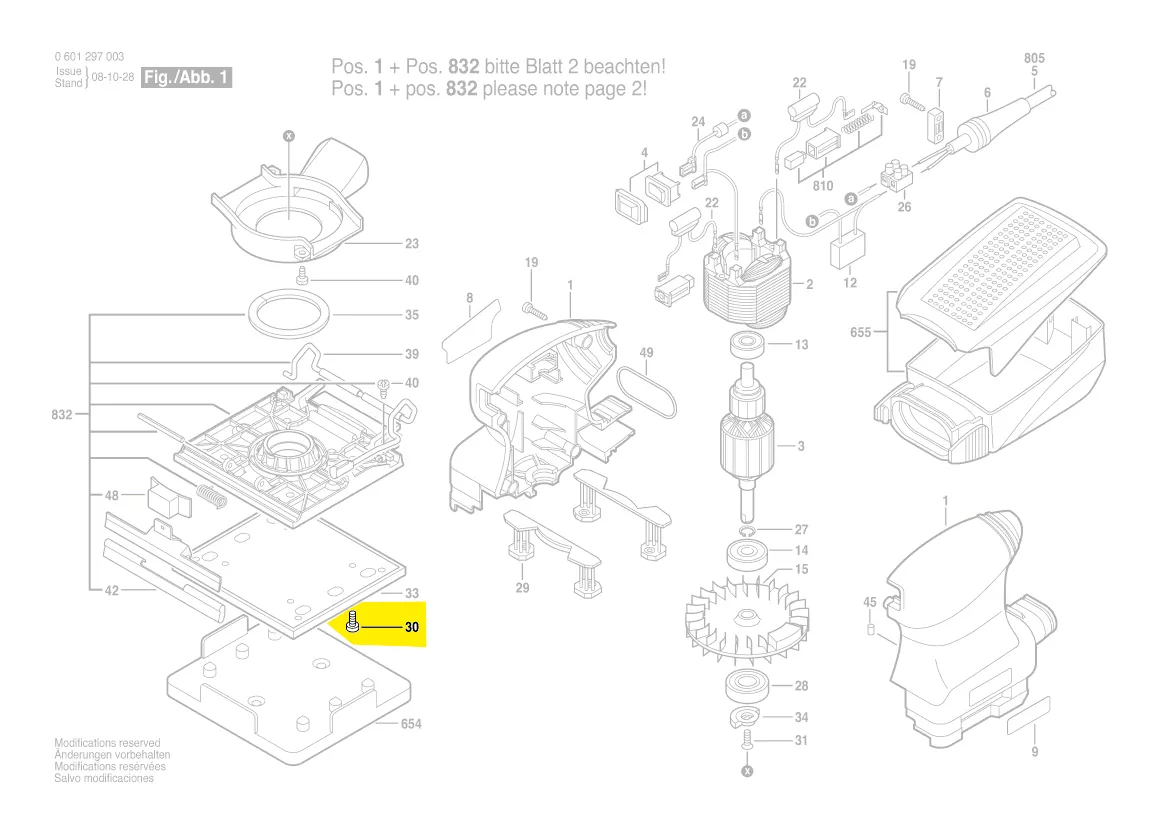 Vis réf. 2 610 915 161 BOSCH